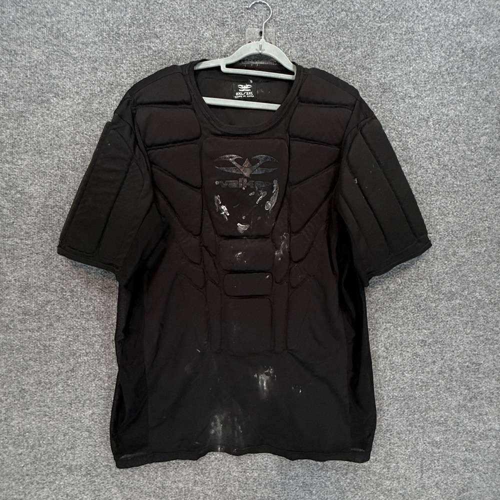 Valken Padded Chest Protector Mens 2XL/3XL Black Paintball Airsoft Armor Gear